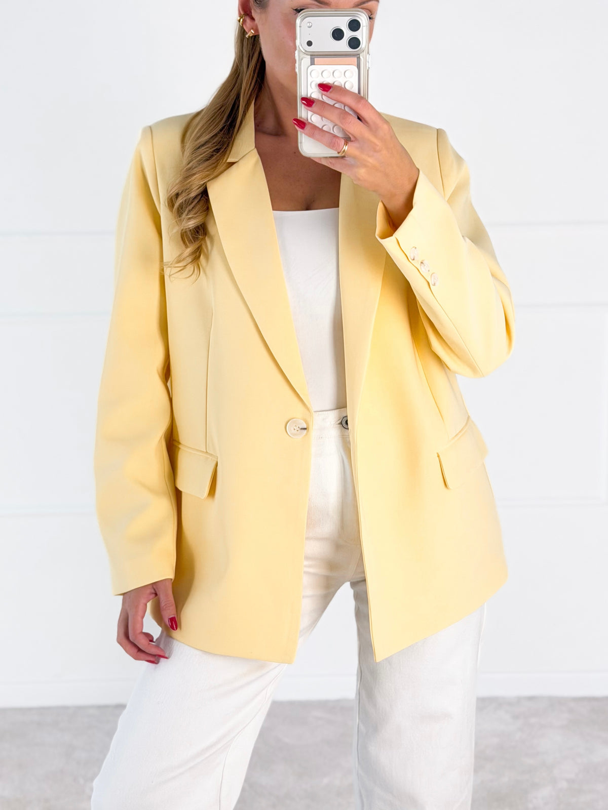 Moteriškas klasikinis švarkas CONAN Geltona