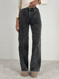 DAD FIT FULL LENGTH modelio moteriški džinsai JACIRA Pilka