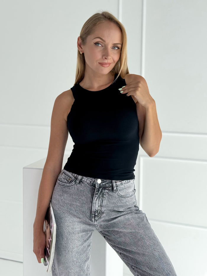 Moteriška berankovė palaidinė LINDER Juoda