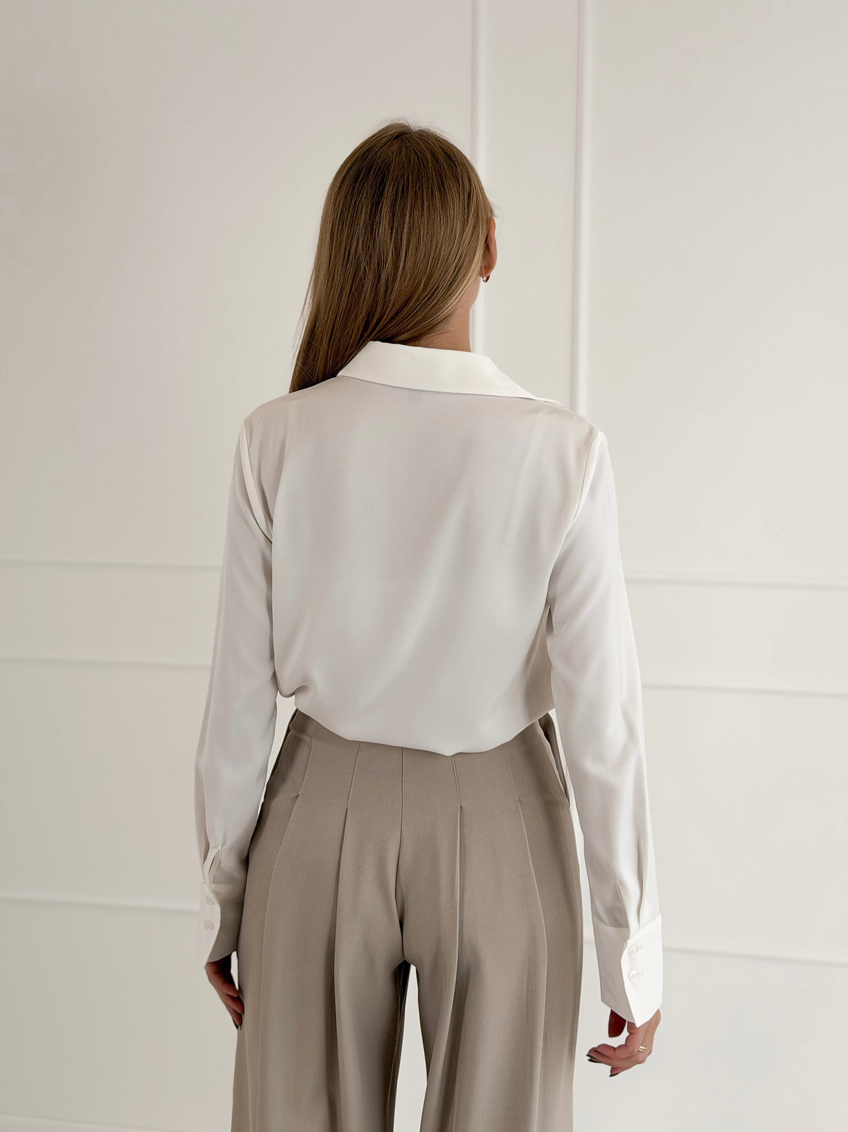 Moteriški marškiniai DWIGHT Balta