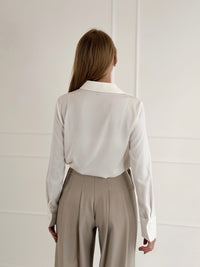 Moteriški marškiniai DWIGHT Balta