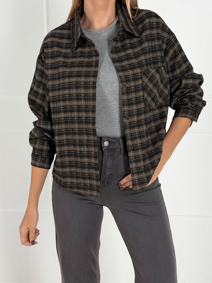 Moteriški trumpi languoti marškiniai MABEL Ruda