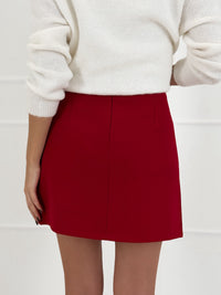 Moteriškas sijonas su šortais TAFARI Raudona