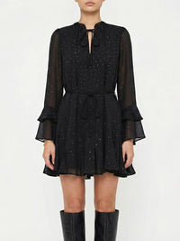 Moteriška šventinė suknelė FELICITY Juoda