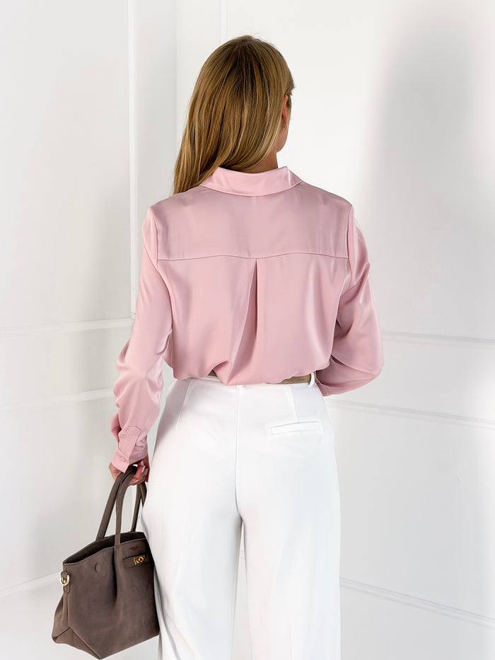 Moteriški marškiniai RENE Rožinė