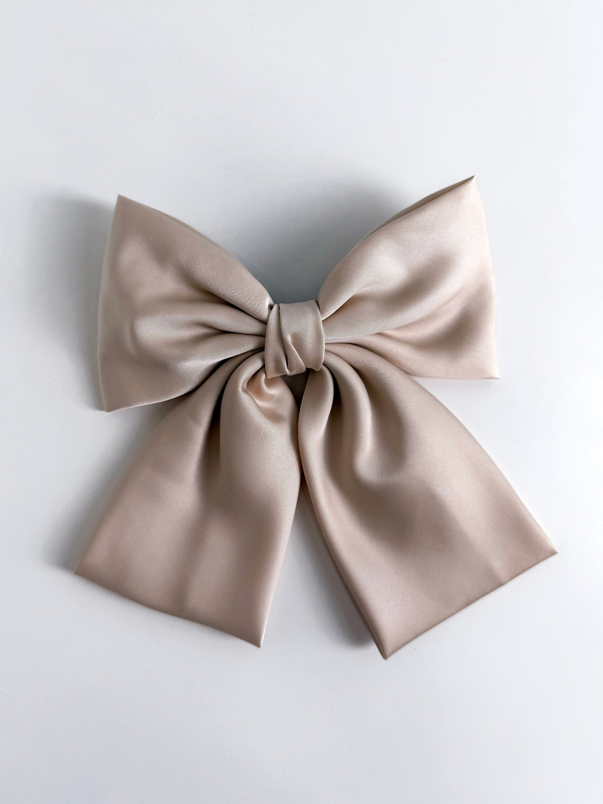 Plaukų segtukas kaspinas SATIN Kreminė