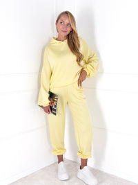 Moteriškas laisvalaikio kostiumėlis HEIDI Geltona