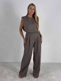 Moteriška puošni palaidinė JULIETA Ruda