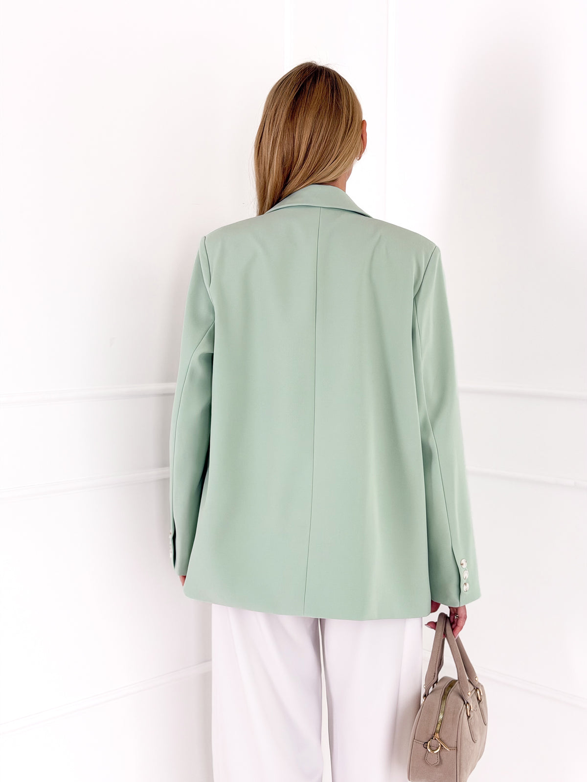 Moteriškas klasikinis švarkas CONAN Mėtinė