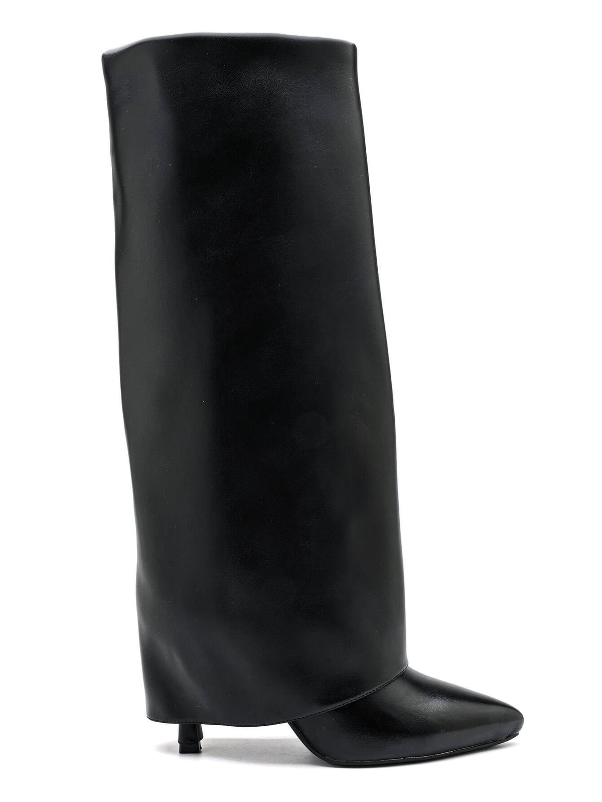 Moteriški dirbtinės odos ilgaauliai MANDO Juoda