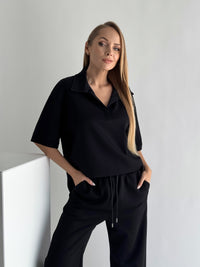 Moteriškas dviejų dalių kostiumėlis CELINE Juoda