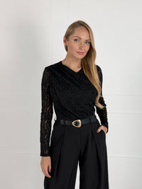 Moteriškas itališkas bodis PINO Juoda