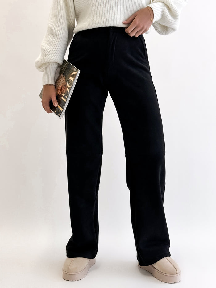 Moteriškos WIDE LEG kelnės ITSUKI Juoda