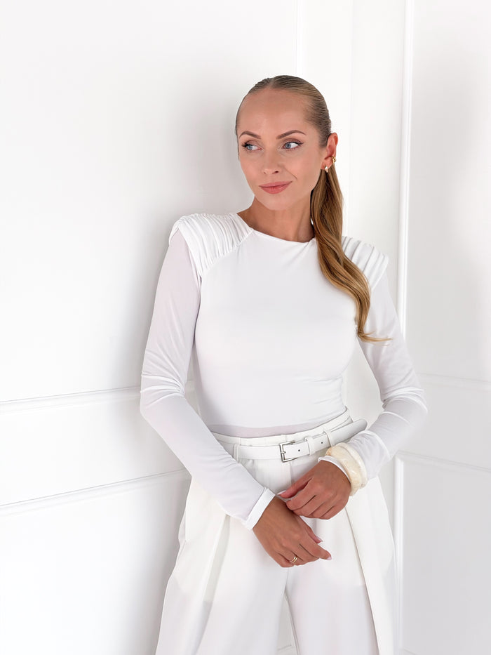 Moteriškas itališkas bodis HARDY Balta