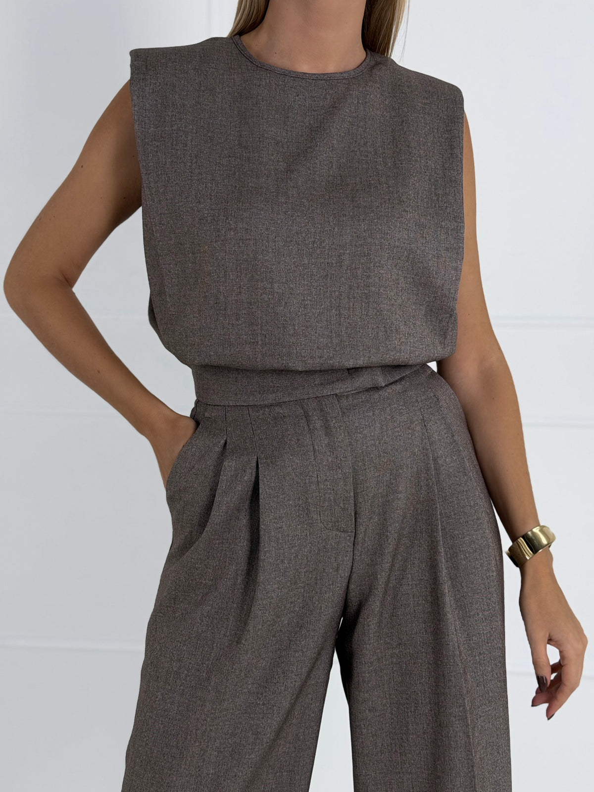 Moteriška puošni palaidinė JULIETA Ruda