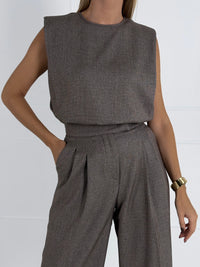 Moteriška puošni palaidinė JULIETA Ruda