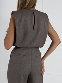 Moteriška puošni palaidinė JULIETA Ruda