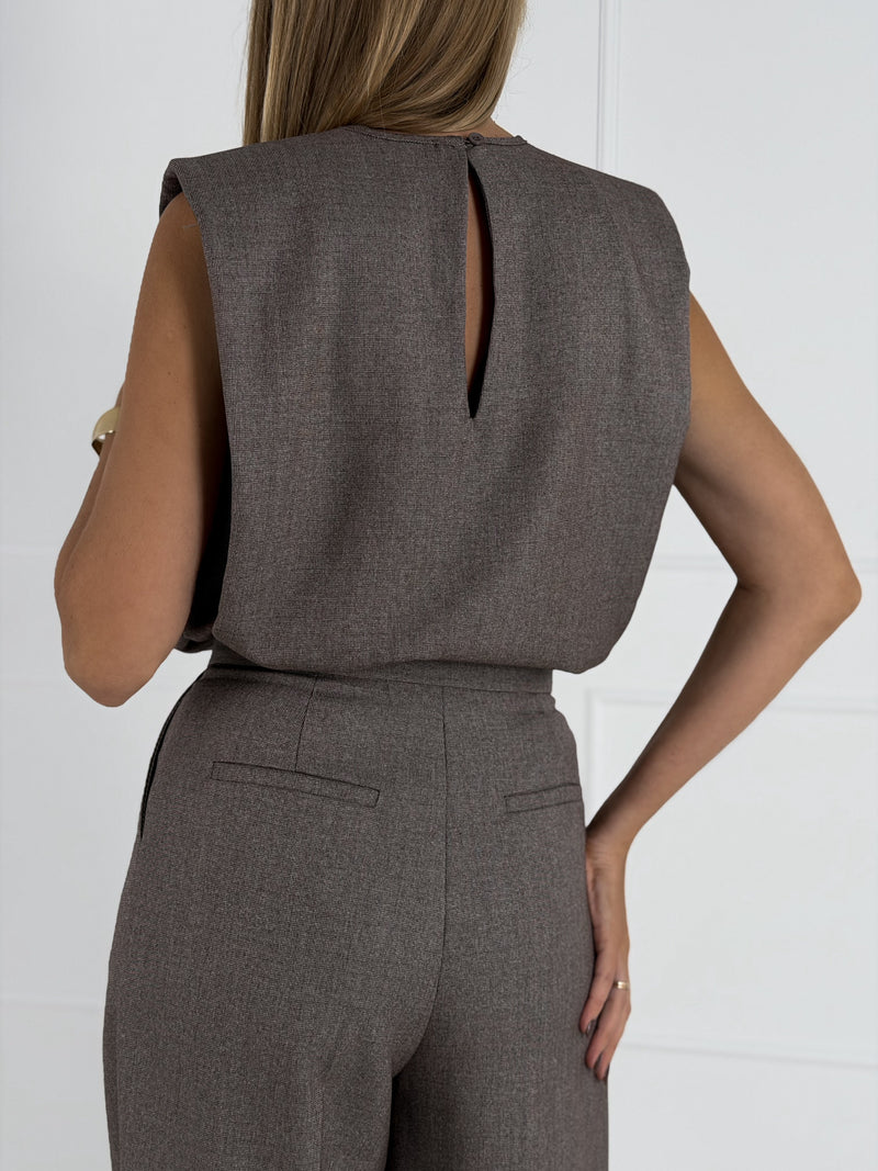 Moteriška puošni palaidinė JULIETA Ruda