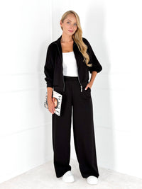 Moteriškas laisvalaikio kostiumėlis MARTHA Juoda