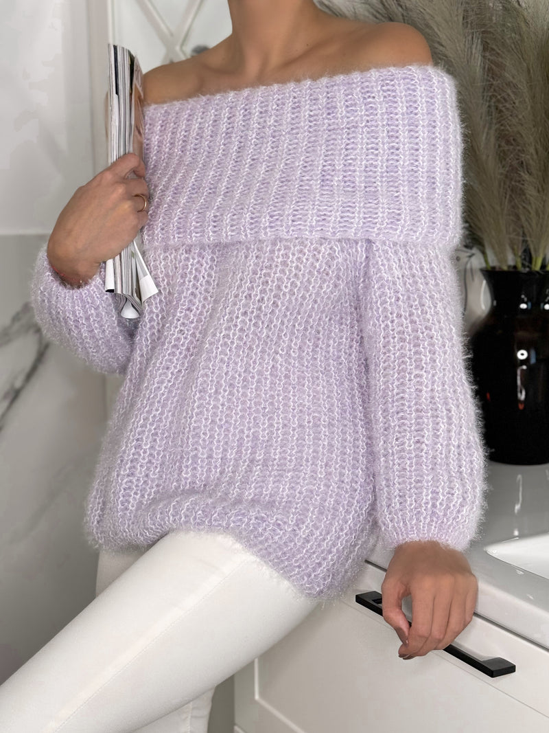 Moteriškas megztinis PENNY Violetinė