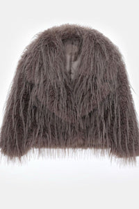 Moteriški trumpi kailiniai GLORY Kapučino