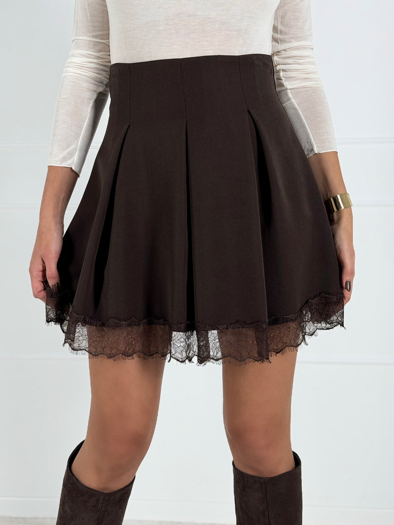 Moteriškas itališkas sijonas LIZBETH Ruda