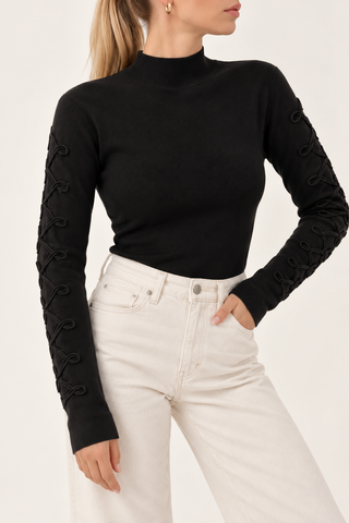 Megztinis SAWYER Juoda