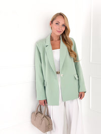 Moteriškas klasikinis švarkas CONAN Mėtinė