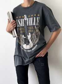 Moteriški turkiški medvilniniai marškinėliai NASHVILLE