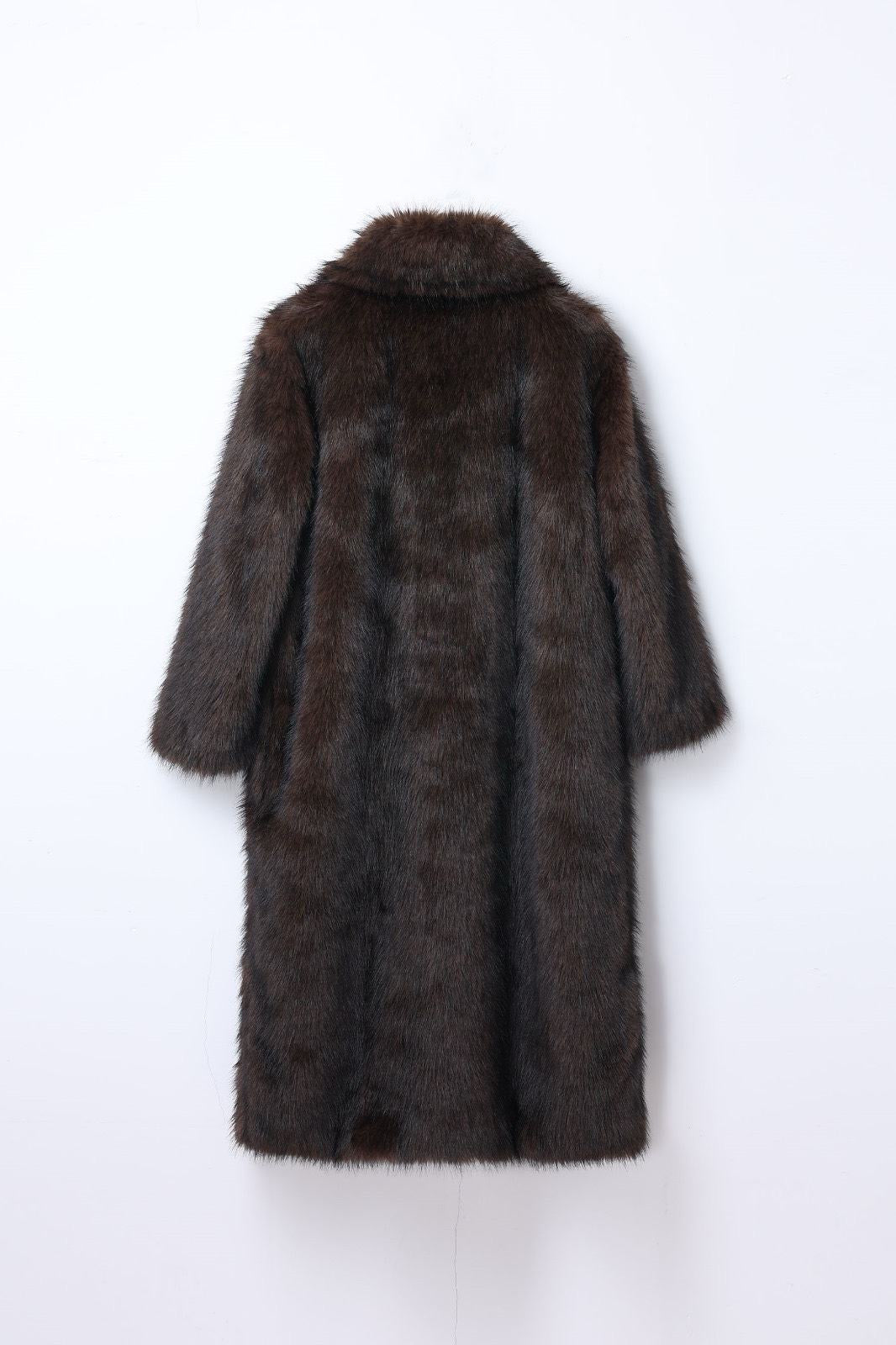 Moteriški ilgi kailiniai ALASKA Tamsiai ruda