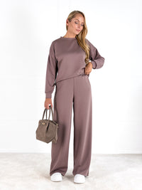 Moteriškas laisvalaikio kostiumėlis ELLIE Ruda