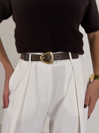 Moteriškas eko odos diržas ZAKO Ruda