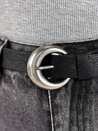 Eko odos moteriškas diržas JACE Juoda/Sidabrinė