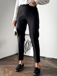 Moteriškos klasikinės kelnės WILLIAM Juoda