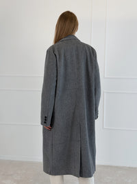 Moteriškas ilgas paltas MIGUEL Pilka