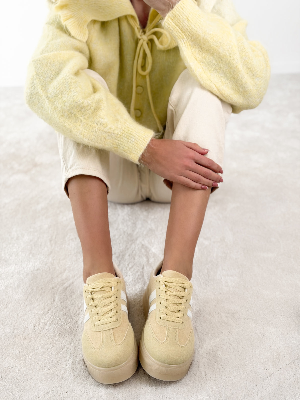 Moteriški laisvalaikio bateliai AYLA Geltona