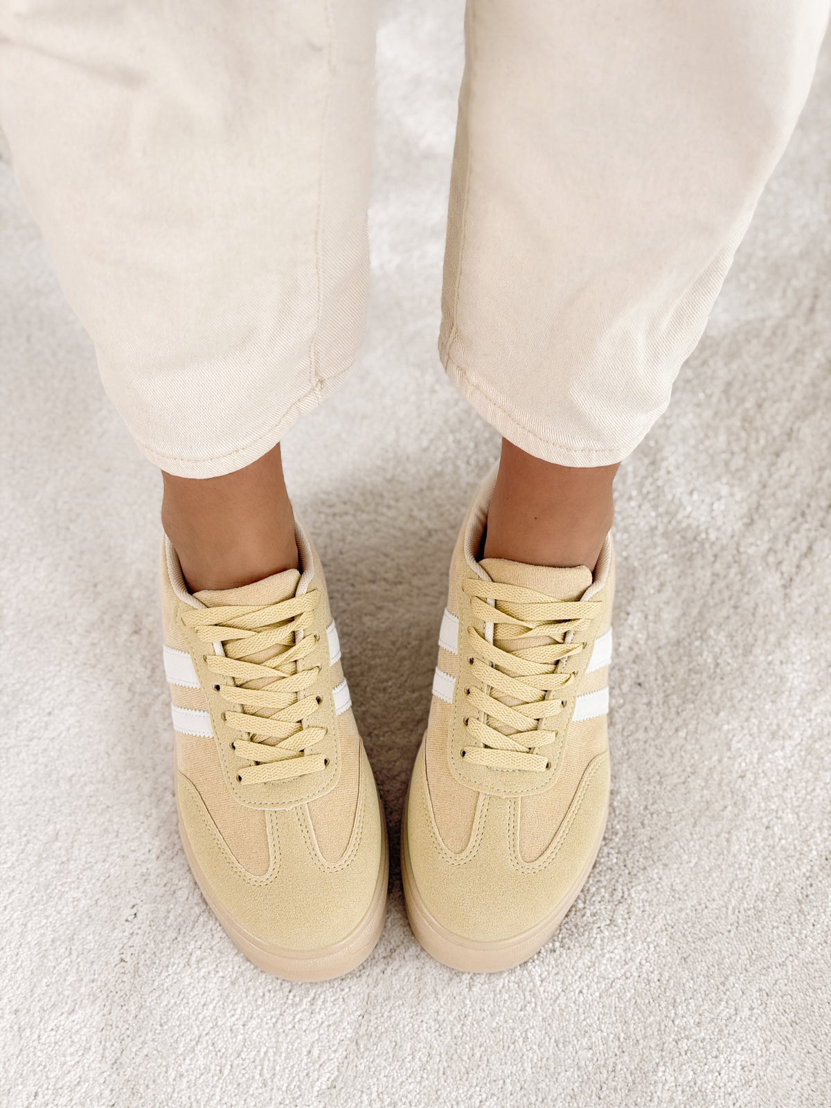 Moteriški laisvalaikio bateliai AYLA Geltona