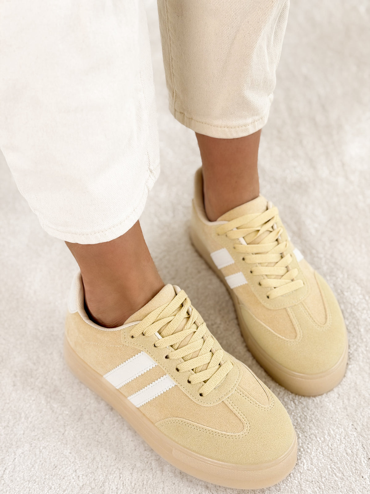 Moteriški laisvalaikio bateliai AYLA Geltona