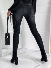 PUSH UP modelio moteriški elastingi džinsai MORAN