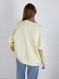 Moteriškas medvilninis megztinis JULIAN Geltona