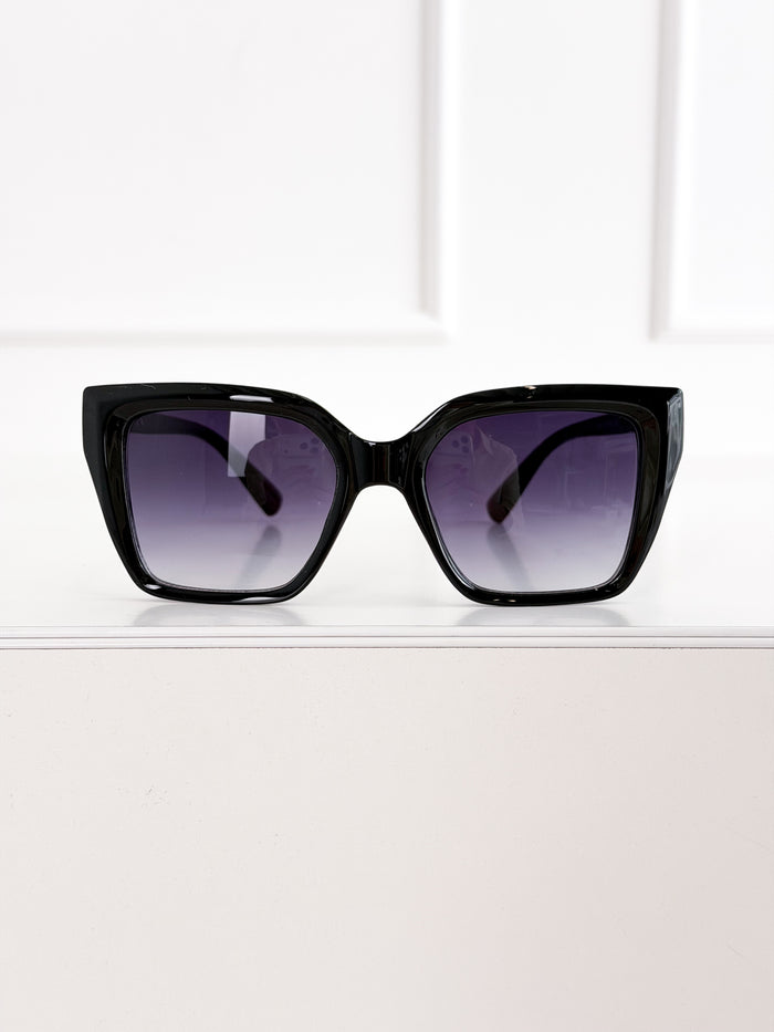 Moteriški saulės akiniai 113 Juoda/Violetinė