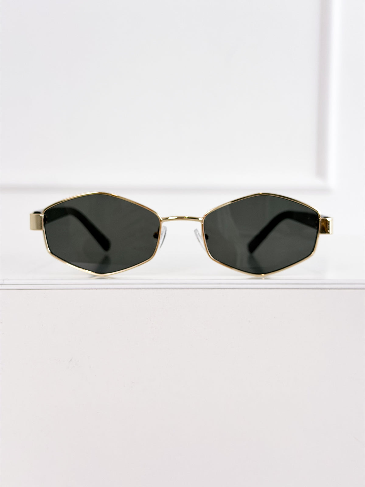 Moteriški saulės akiniai 110 Žalia/Auksinė