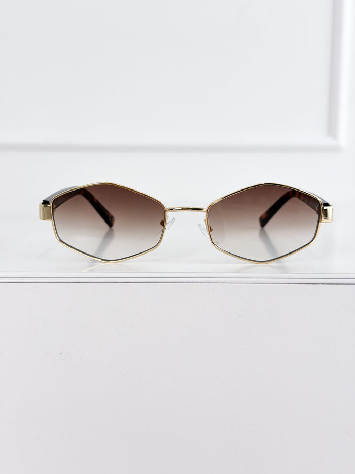 Moteriški saulės akiniai 110 Ruda