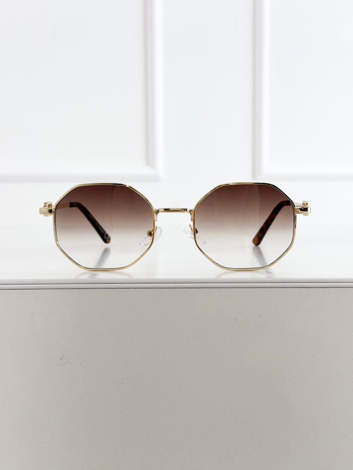 Moteriški saulės akiniai 108 Ruda