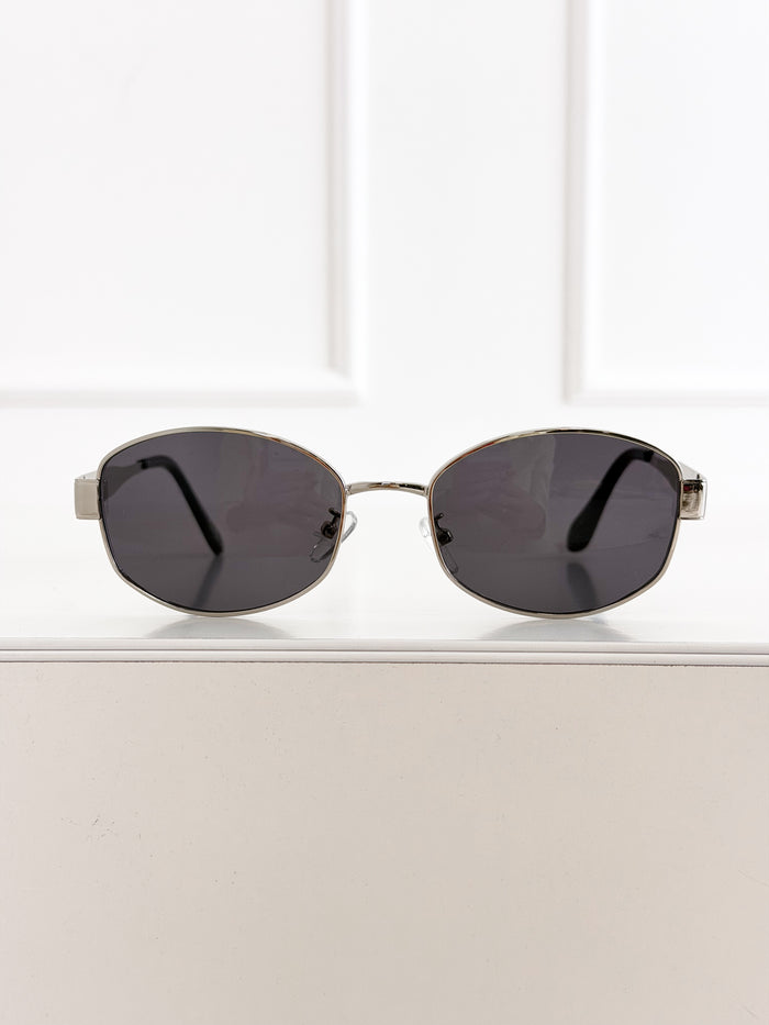 Moteriški saulės akiniai 107 Juoda/Sidabrinė