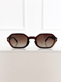 Moteriški saulės akiniai 111 Tamsiai ruda