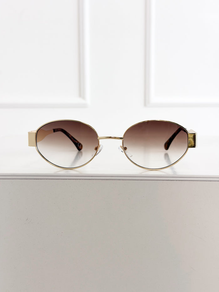 Moteriški saulės akiniai 109 Ruda