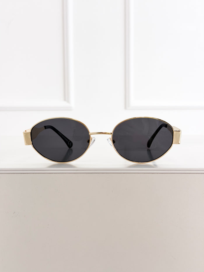 Moteriški saulės akiniai 109 Juoda/Auksinė