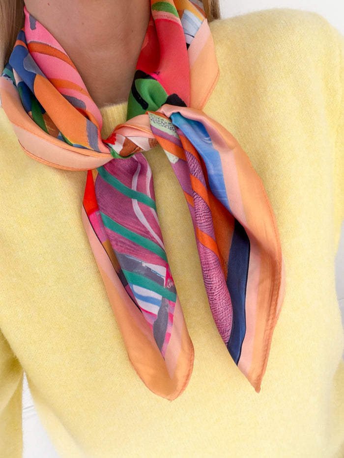 Moteriška spalvinga skara CAMILO Oranžinė