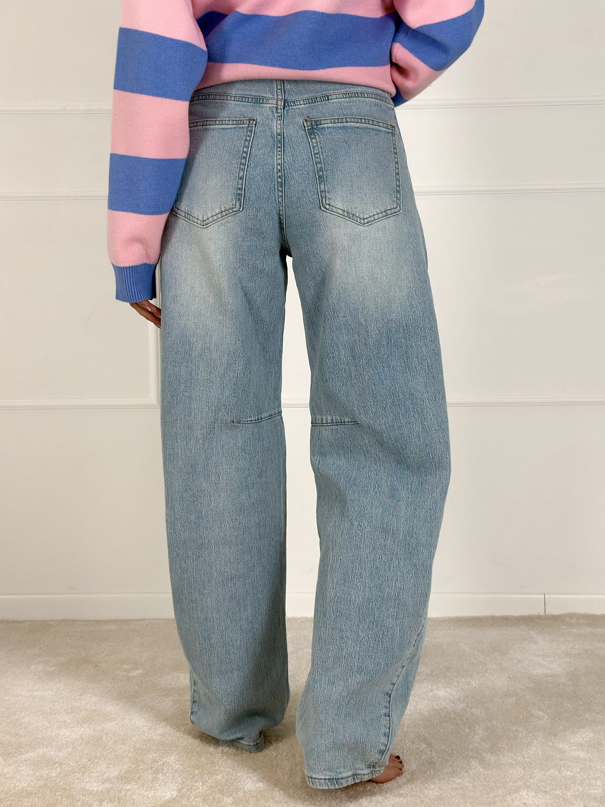 BALLOON modelio moteriški džinsai CORIN Šviesiai mėlyna